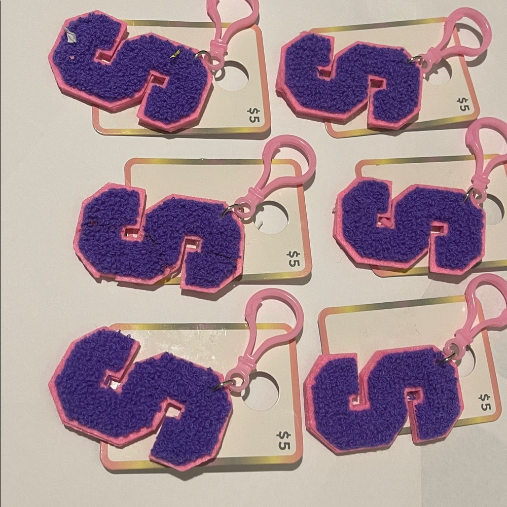 S key chains (a set of 6)